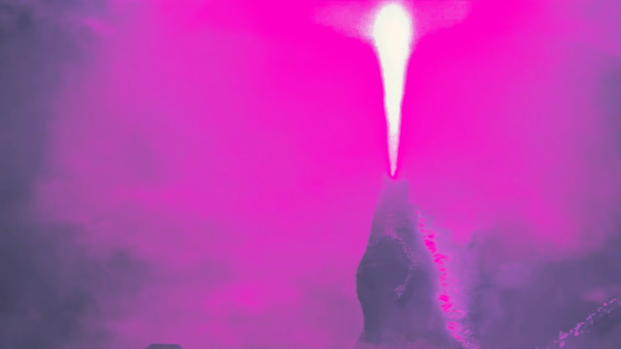 Godzilla King of the Monsters but he&rsquo;s PINK