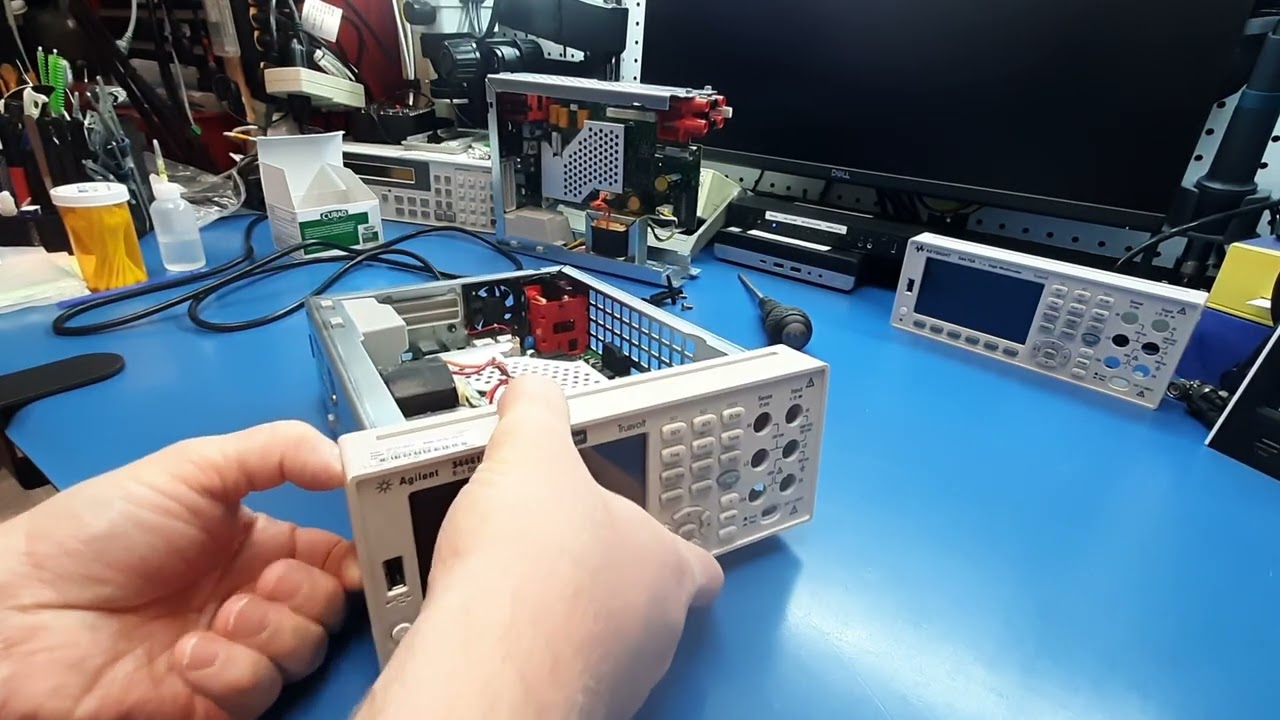 Keysight 34470A Repair (front panel swap as a diagnostic experiment) Part 6