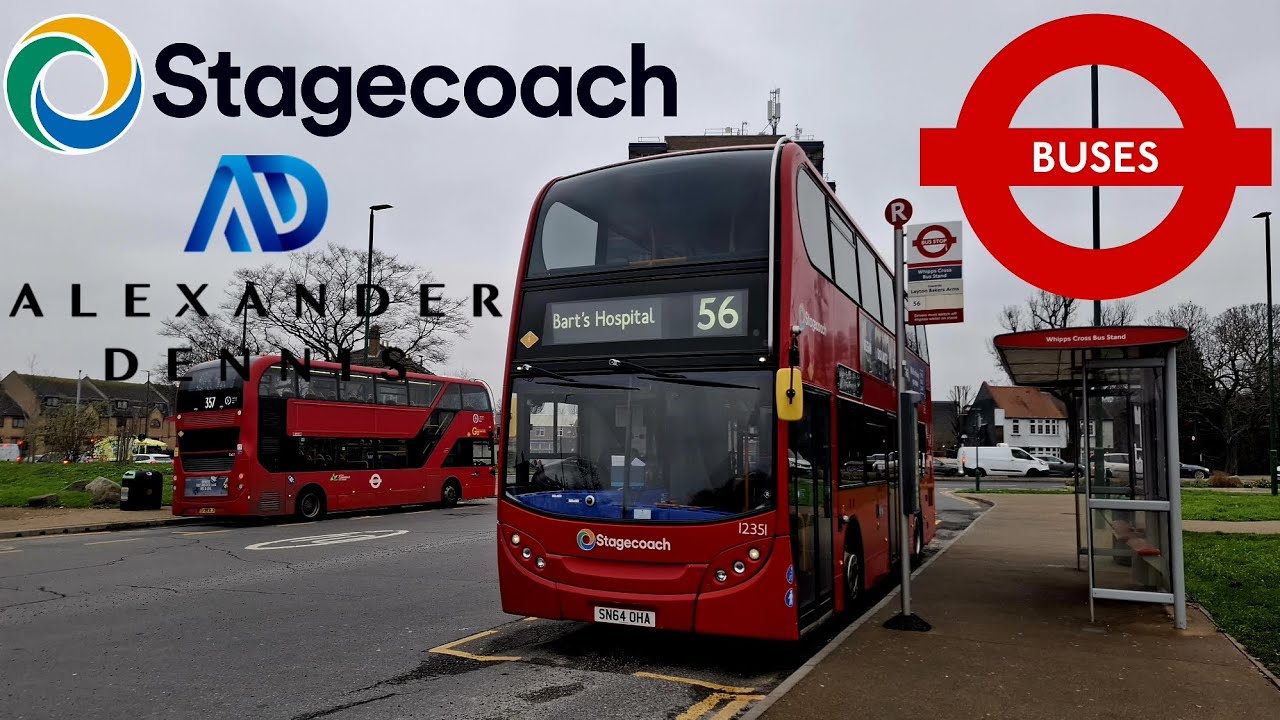 Stagecoach London: 56 from Whipps Cross to Bart's Hospital Via Clapton Pond ( ADL Enviro400 