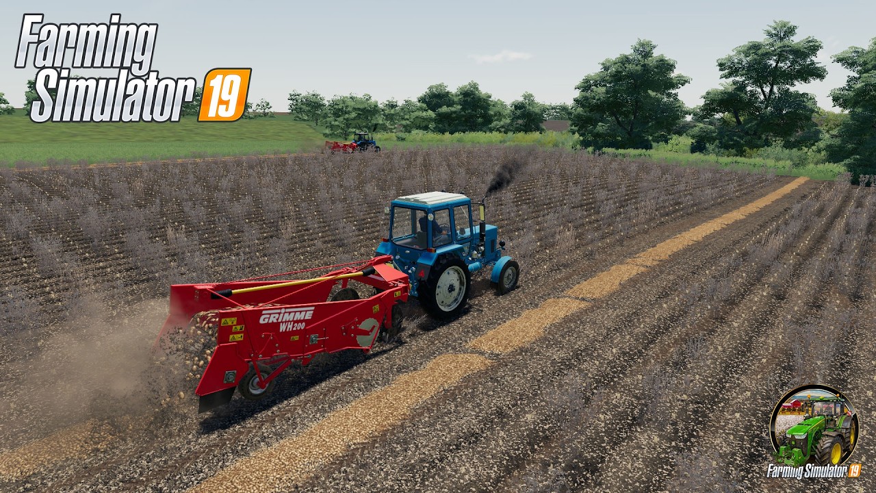 Копаємо картофан копалкою GRIMME WH200 | КОШМАК | FS19
