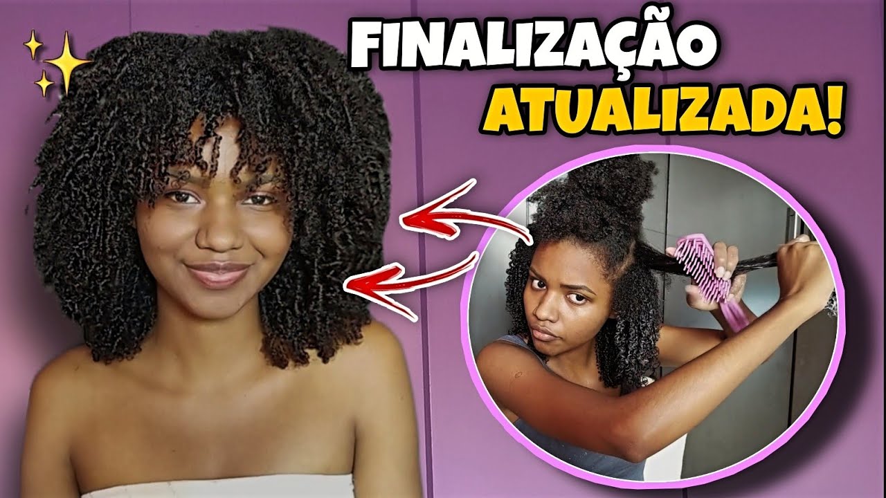 MINHA FINALIZAÇÃO CABELO CRESPO TIPO 4A