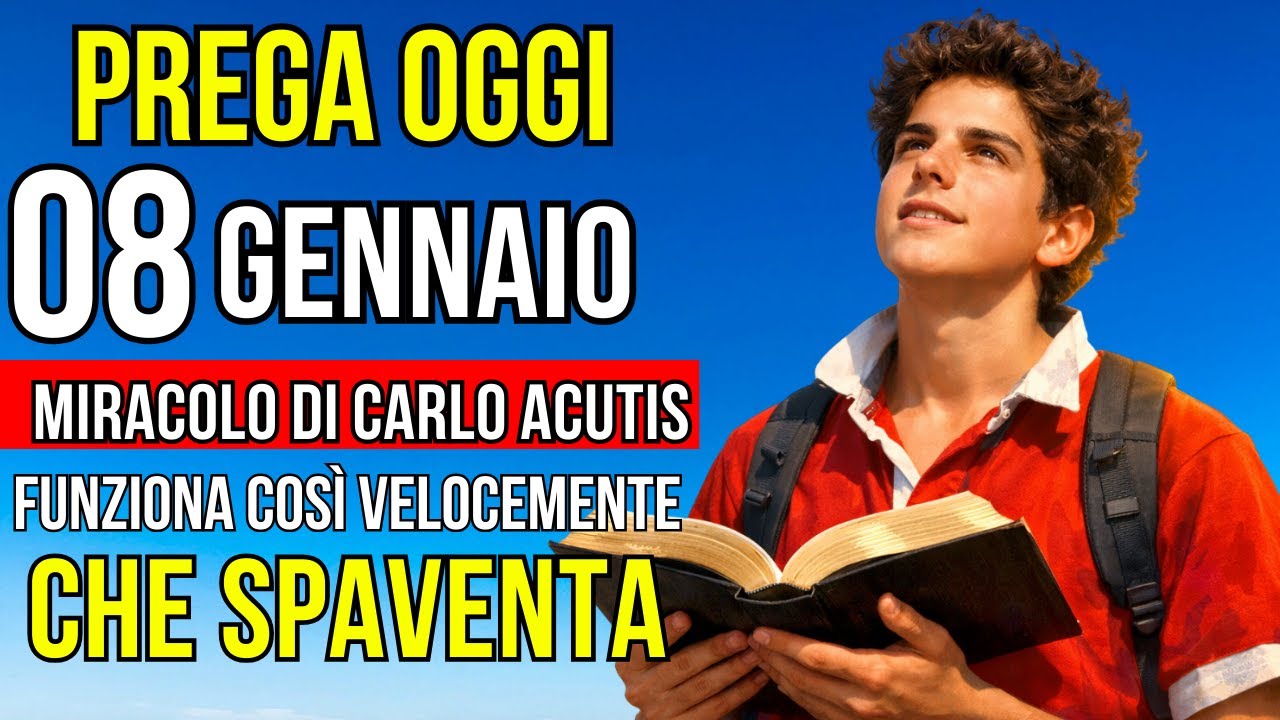 Non guardare per curiosità — Prega con Carlo Acutis per la salute e il sollievo!