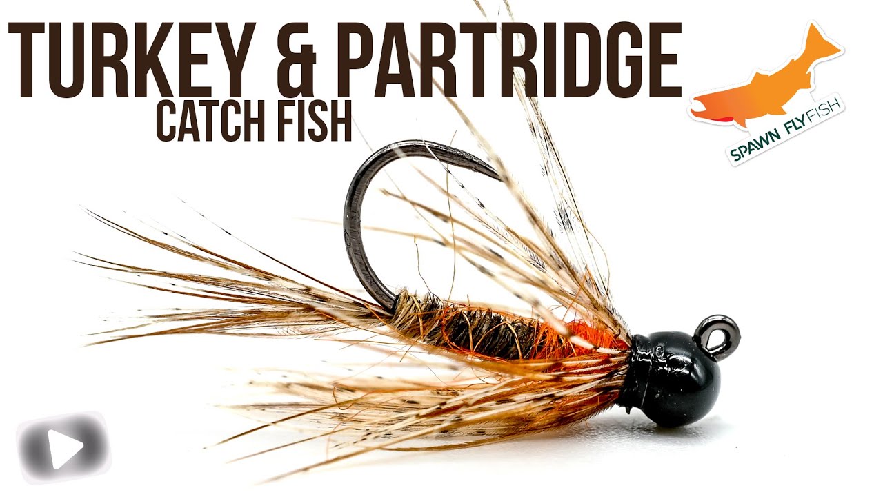 Turkey and Partridge Jigged Nymph Fly Pattern for Trout- Fly Tying Tutorial
