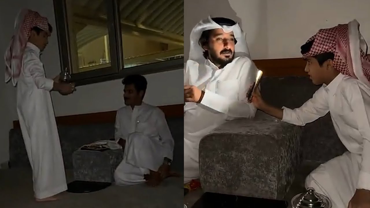 احمد تورط مع الضيوف طفت عليهم الكهرباء 😂 #فراج_قزيع_السهلي فراج قزيع السهلي