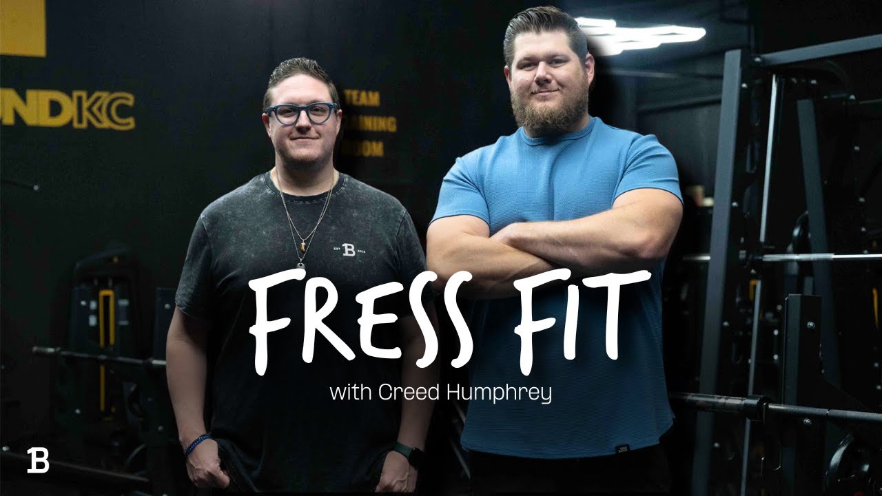 FRESS FIT - Episode 1: Creed Humphrey | O-Line Workout + BBQ