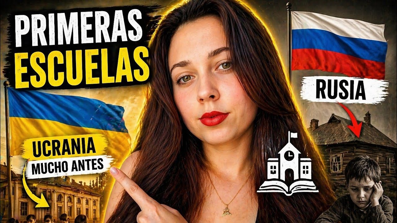 ¿Cuando se abrieron primeras escuelas en Rusia y Ucrania?/ ¿Como se formó la educación?