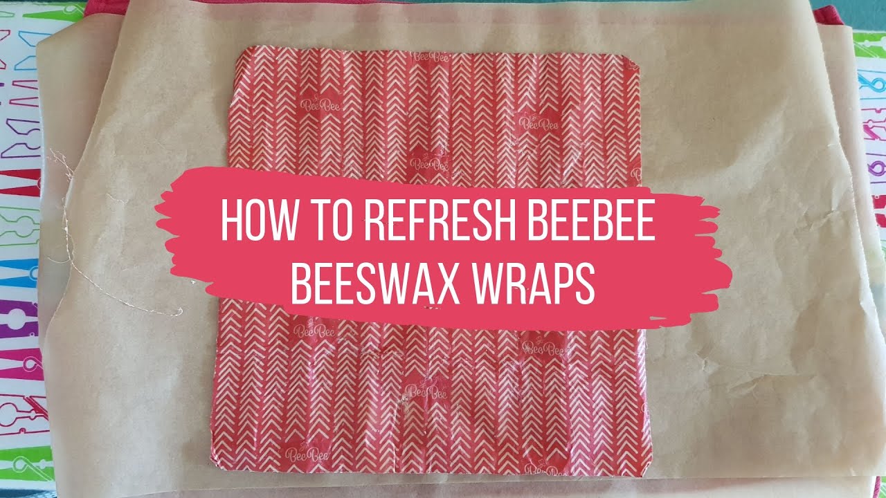 How to refresh beeswax wraps with an iron | BeeBee Wraps