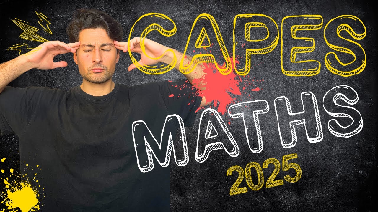 CAPES MATHS 2025 : FACILE OU DIFFICILE ? MON RECAP PERSONNEL À CHAUD DE L'ÉPREUVE 1 ET 2 !!!