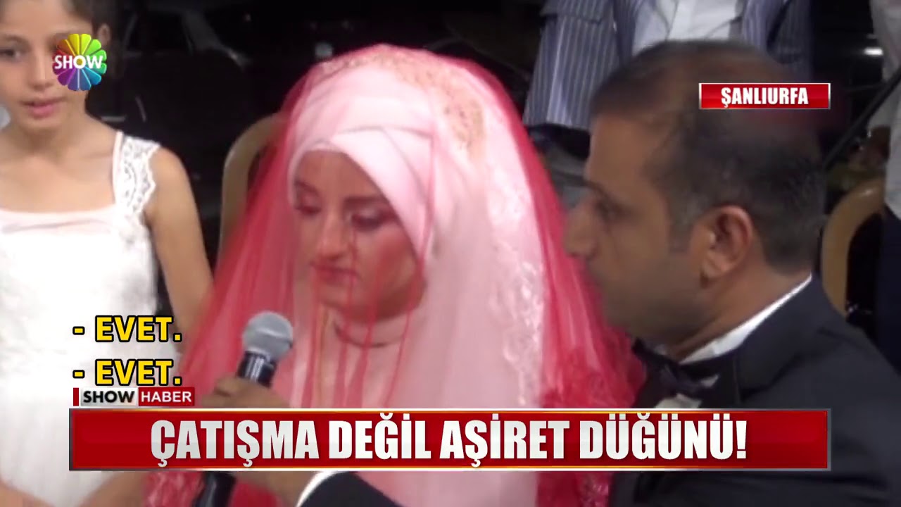 Çatışma değil aşiret düğünü!