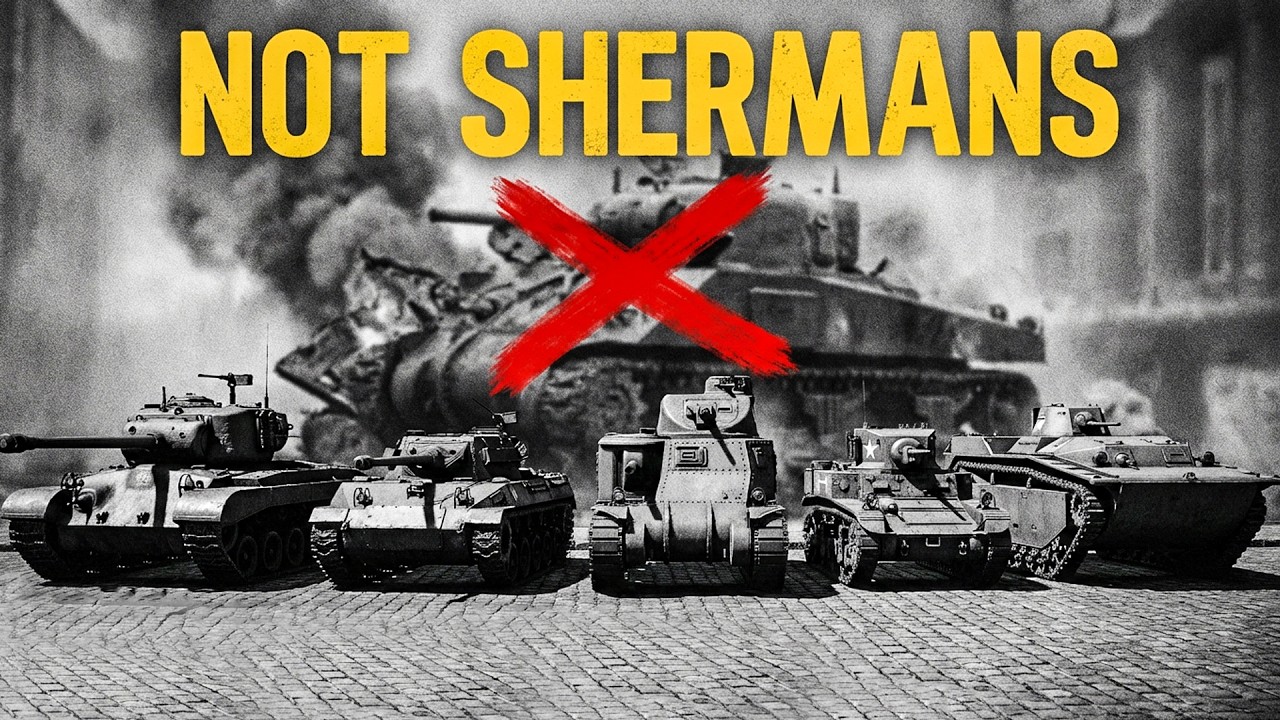 Better Than The Sherman? Top 5 Forgotten US Tanks of WWII