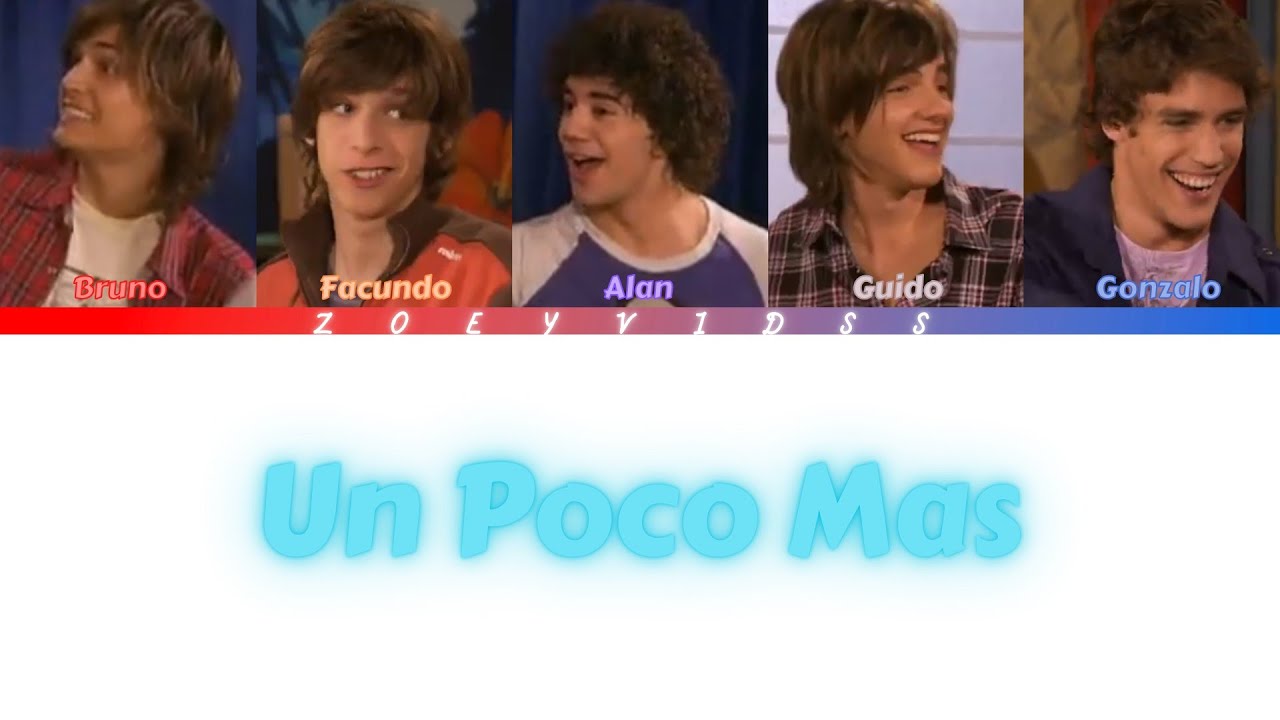 Patito Feo 'Un Poco Mas' ( Spanish Color Coded Lyrics )
