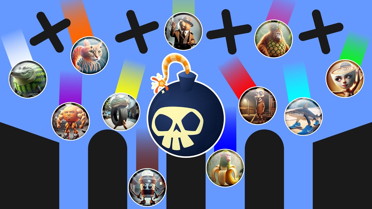 Marble Race: ITALIAN BRAINROT vs The BOMB