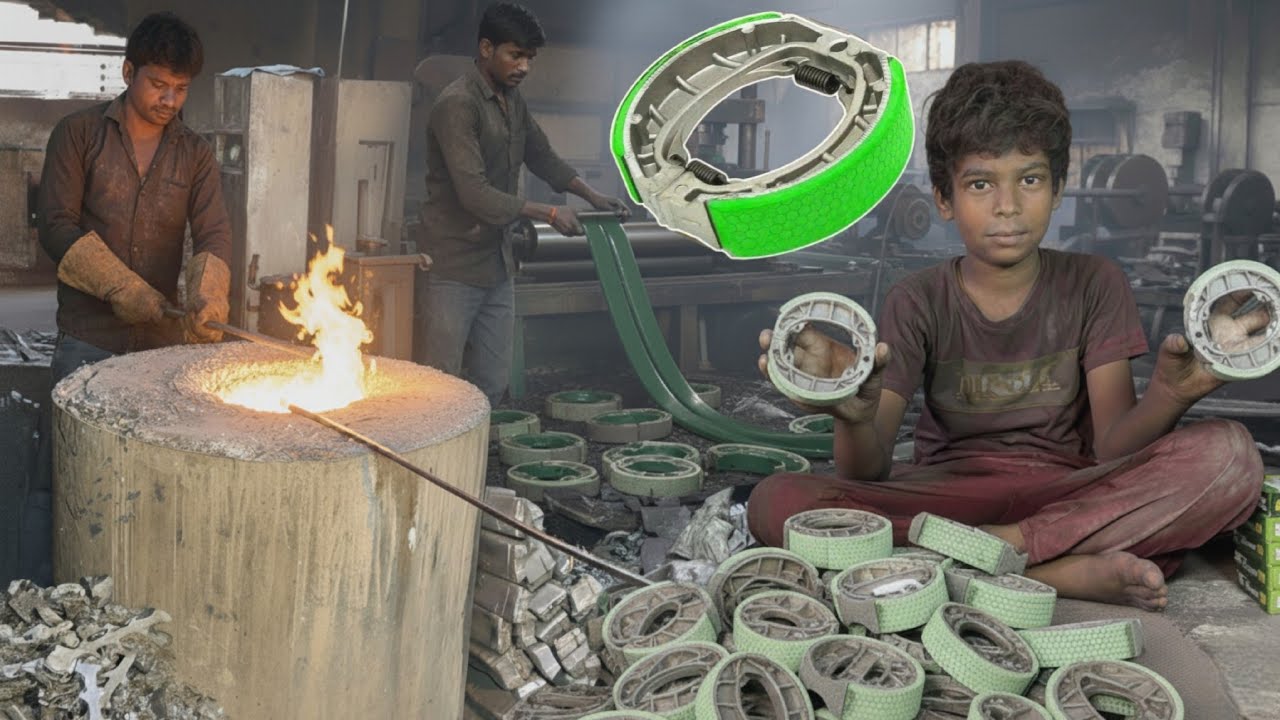 How Bike Brake Shoes Are Made | The Complete Step by Step Bike Brake Shoes Manufacturing Secrets