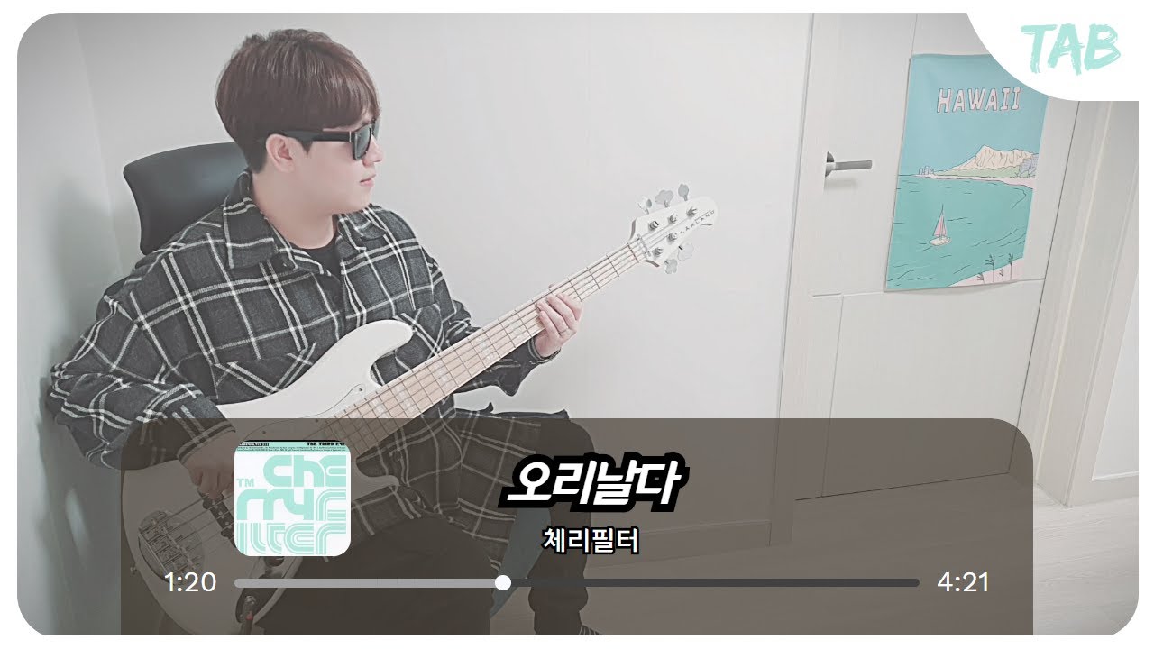 (+TAB) 체리필터 (Cherry Filter) - 오리 날다 (Flying duck) 베이스커버 / Bass Guitar Cover