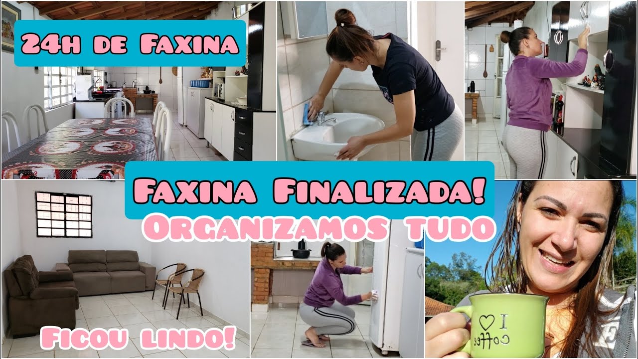 24 HORAS FAXINANDO | LIMPAMOS E ORGANIZAMOS TUDO | CASA SIMPLES NO SÍTIO | CANSEI MAS VALEU A PENA