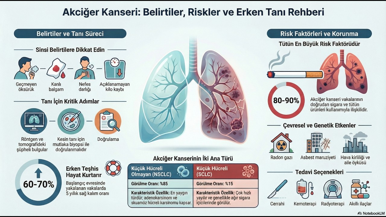 Akciğer Kanseri Belirtileri Nelerdir? 🚬 Erken Teşhis Hayat Kurtarır!
