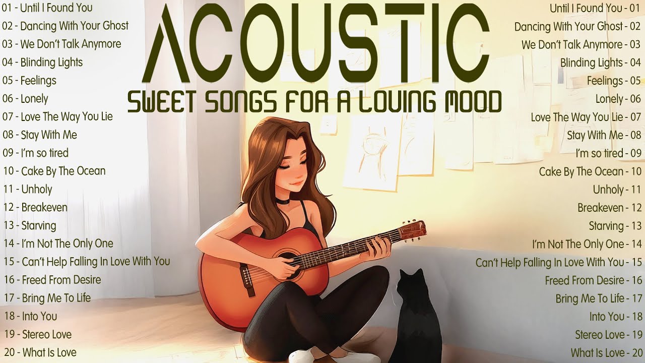Sweet Acoustic Songs 2026 💖 English Songs with Lyrics for a Loving Mood