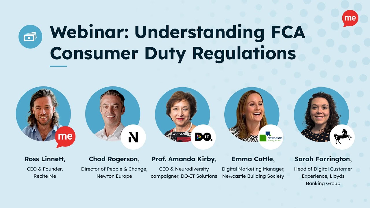 Webinar: Understanding FCA Consumer Duty Regulations