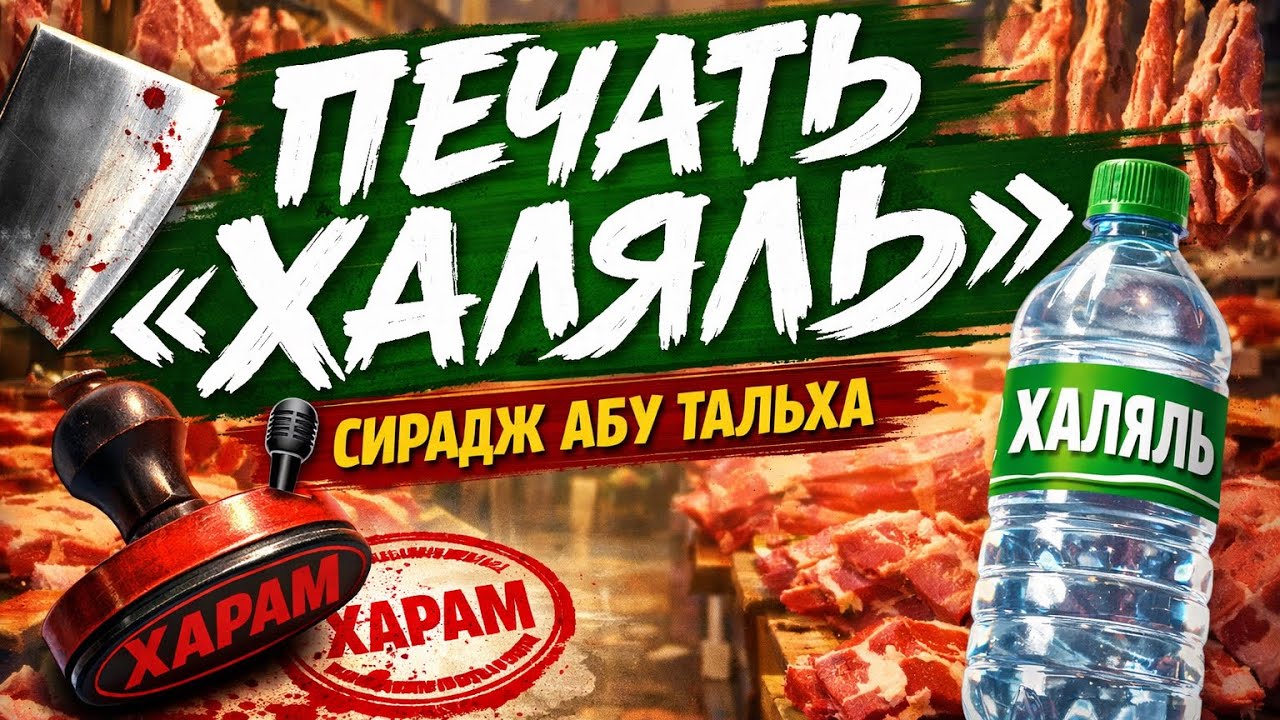 Печать «ХАЛЯЛЬ» и мясо людей ПИСАНИЯ || Сирадж Абу Тальха