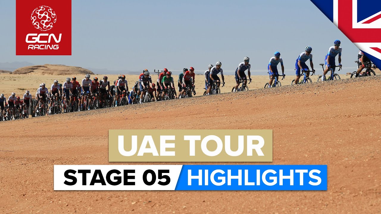 Raw Power Wins After Technical Run-In! | UAE Tour 2022 Stage 5 Highlights