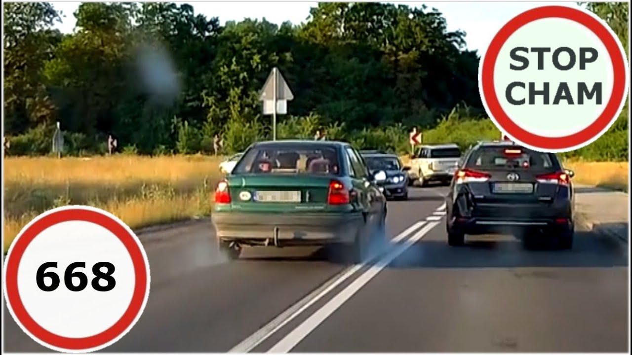Stop Cham #668 - Niebezpieczne i chamskie sytuacje na drogach