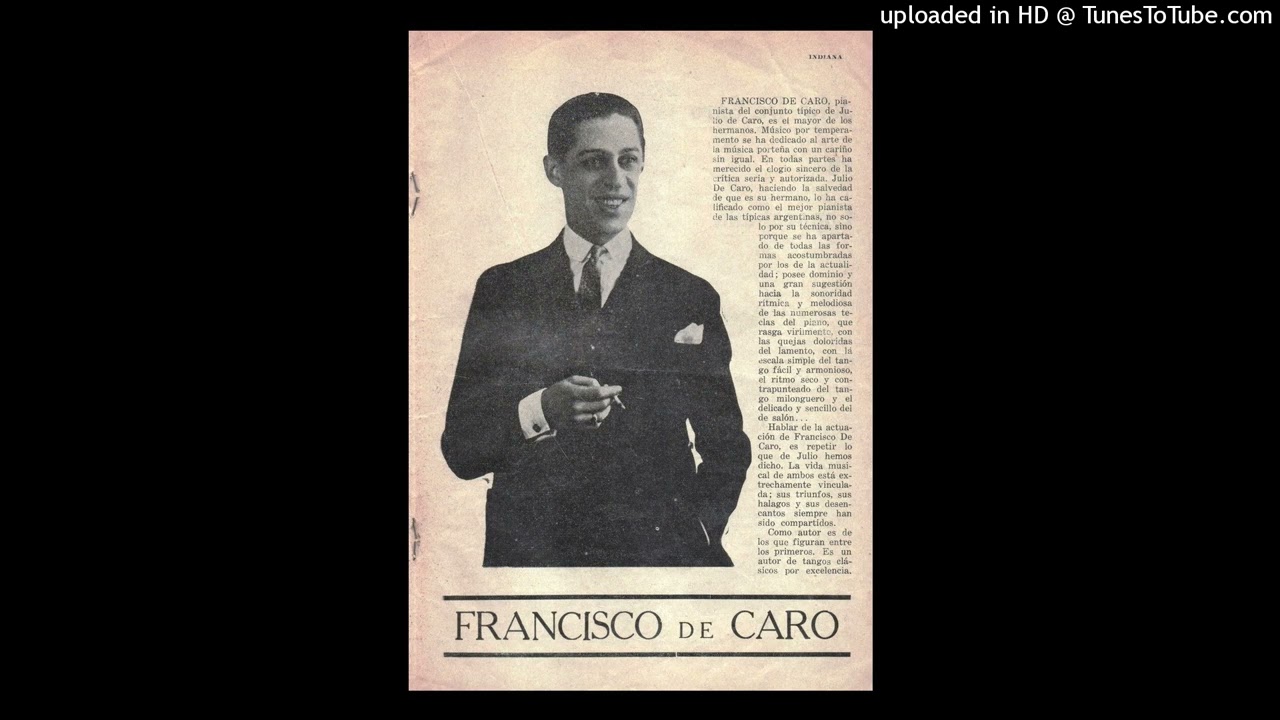 Romántica ternura - OT Julio De Caro - 1930