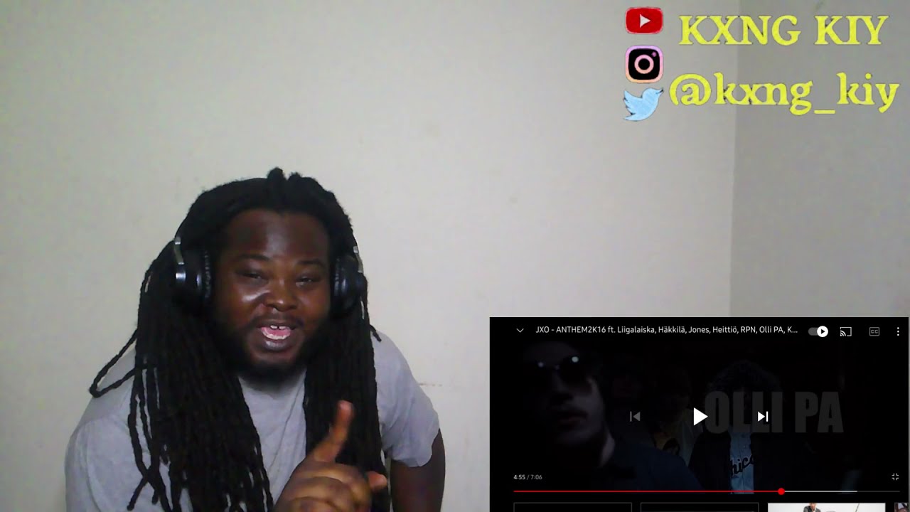 JXO - ANTHEM2K16 ft. Liigalaiska, Häkkilä, Jones, Heittiö, RPN, Olli PA, Kube | Reaction