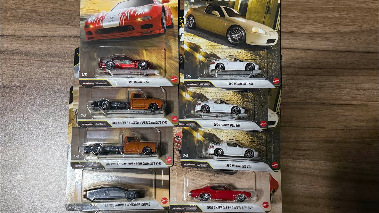 Opening Hot Wheels Fast & Furious Premium Case B