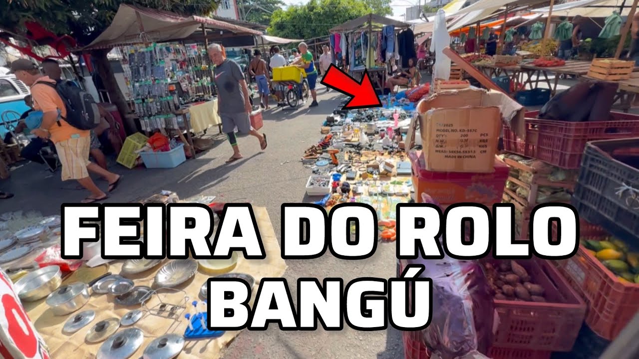 MAIOR FEIRA DO ROLO DE BANGU: NINGUÉM ACREDITA NO QUE APARECEU!