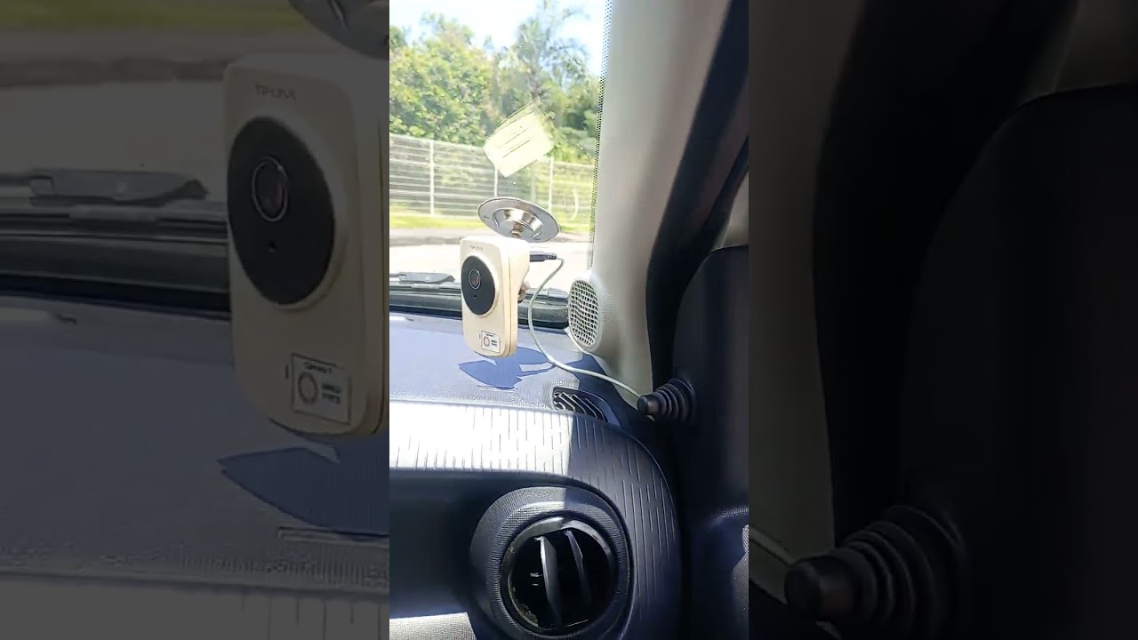Percurso de carro Detran bela vista, explicação na parte interna do veículo.