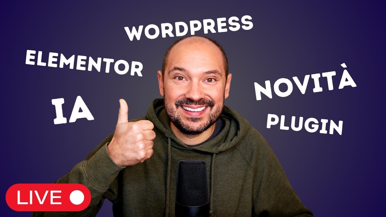 Parliamo di WordPress, Elementor, Divi, Gutenberg, Etch e IA