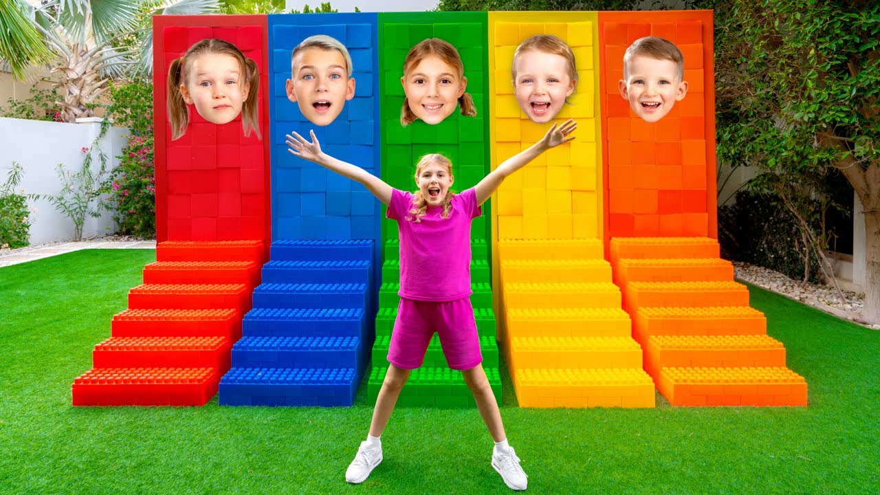 🌈 Desafío de Puertas Coloridas con Vania Mania Kids!