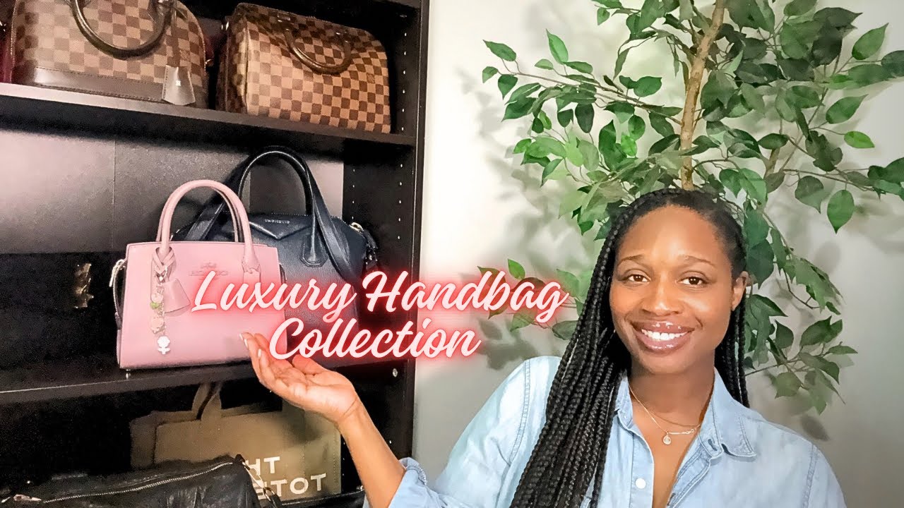 MY ENTIRE LUXURY HANDBAG COLLECTION| JIMMY CHOO, COACH, LOUIS VUITTON & MORE