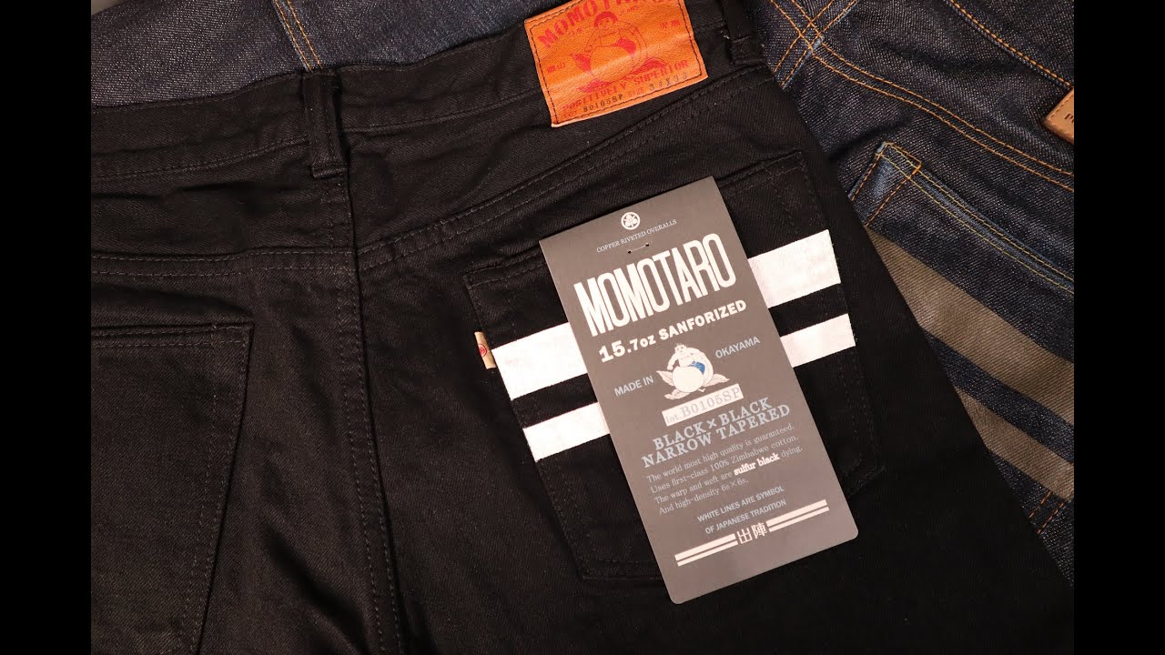 Black X Black Selvedge Denim: Momotaro B0105SP 15.7oz