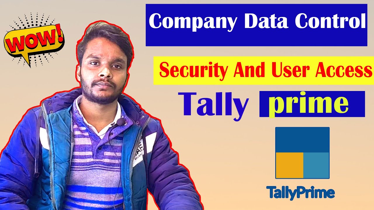 Tally Security Control | How To Use Security Control In Tally Prime | Tally Data Protect