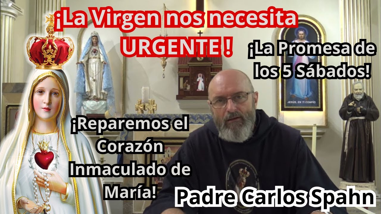 ¡La Virgen nos necesita URGENTE !  Padre Carlos Spahn