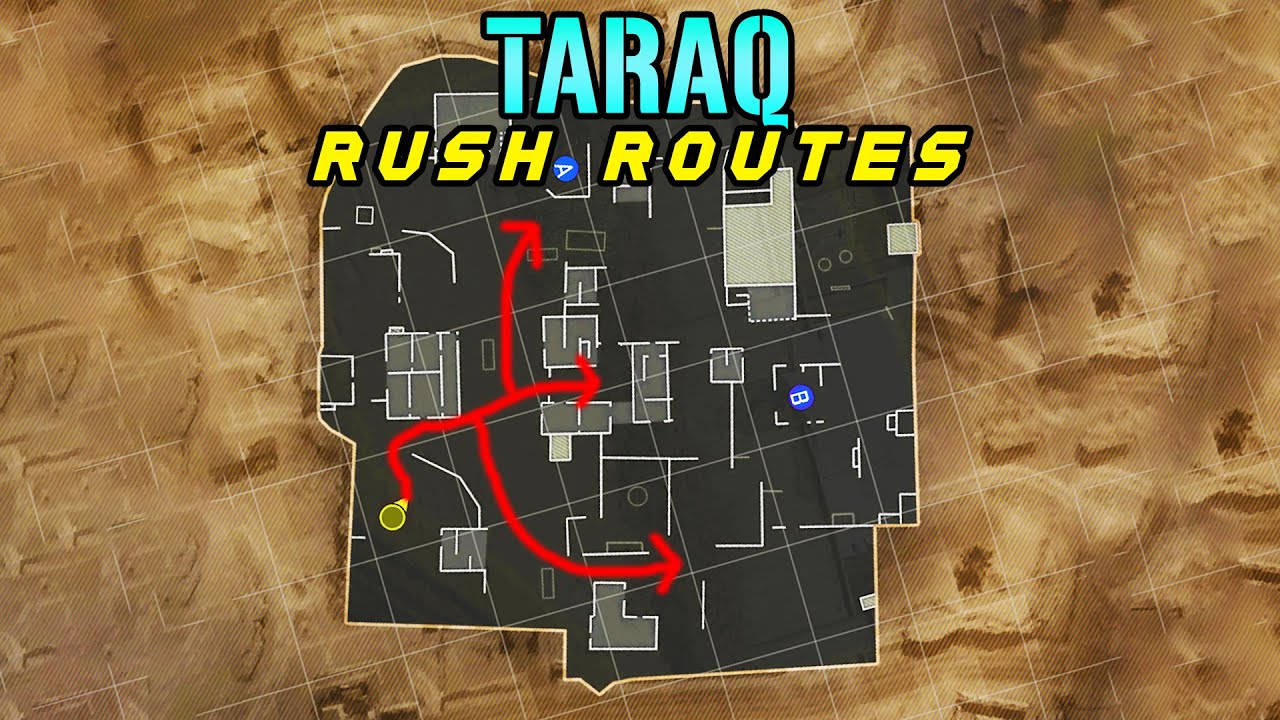 BEST Modern Warfare 2 Search and Destroy Rush Routes on TARAQ! (MWII SnD Tips)
