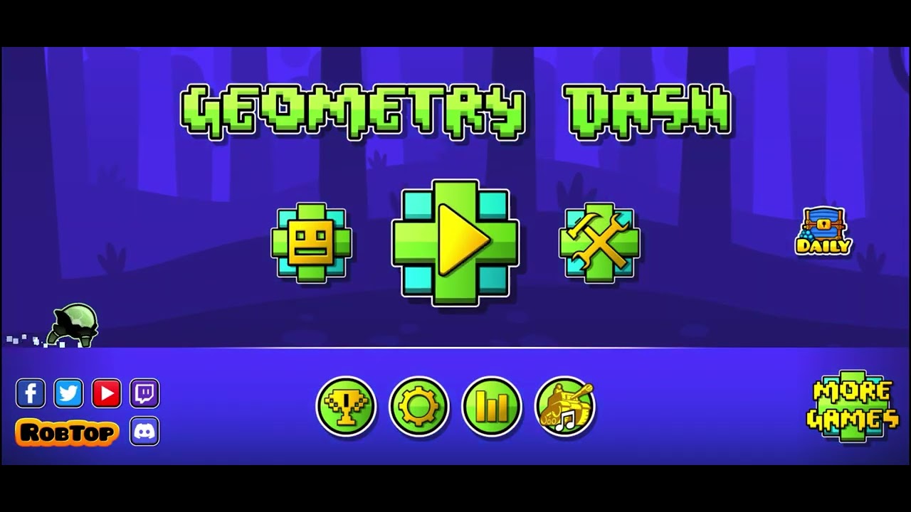 Geometry dash on my phone after school