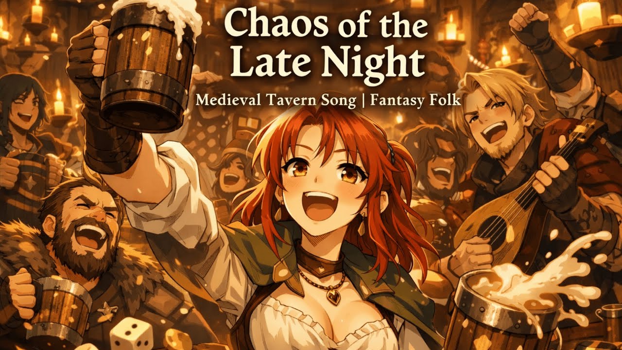 Chaos of the Late Night | Medieval Tavern Song | Fantasy Folk