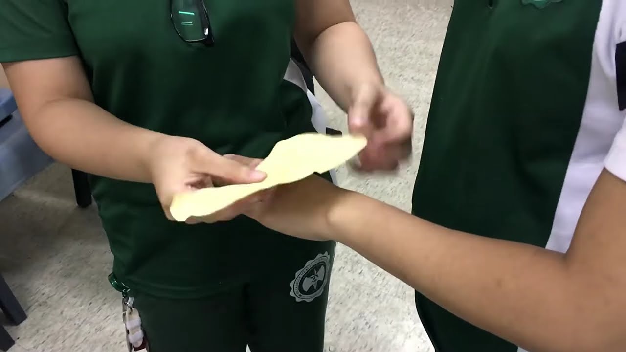 Making a thumb CMC splint