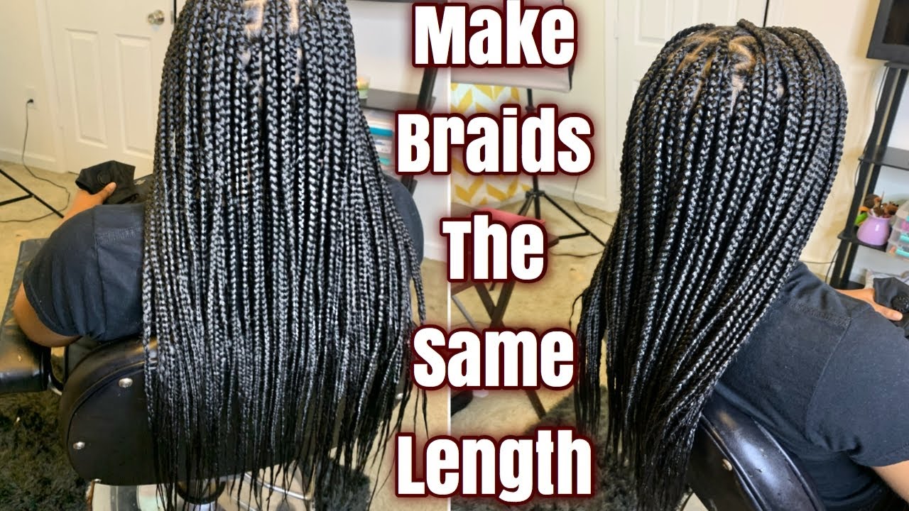 HOW TO ADD LENGTH TO BOX BRAIDS | ADDING IN HAIR TO EXTEND BRAIDS