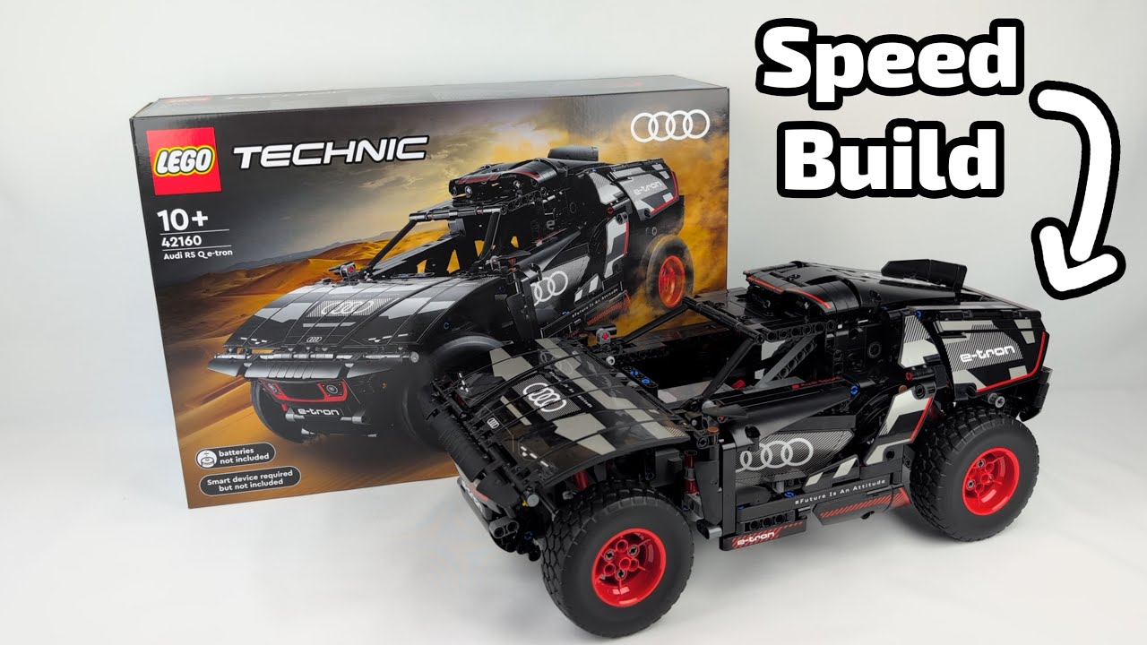 914 pieces in minutes! | Speed Build EP3 (LEGO Technic Audi RS Q e-tron #42160)