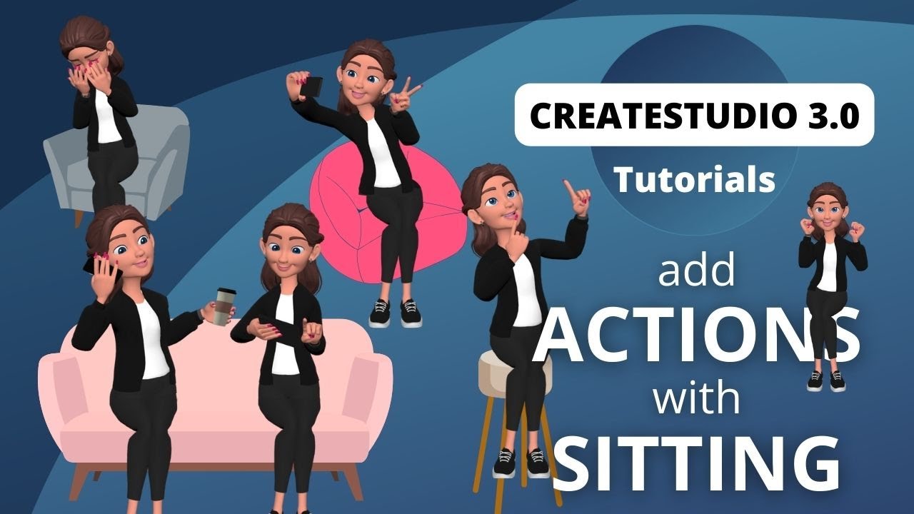 CreateStudio: Add Actions to Sitting (Tutorial)
