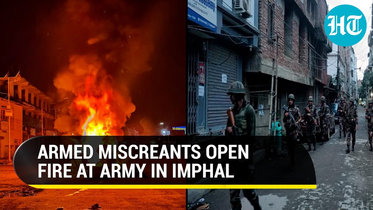 Indian Army Retaliates as Miscreants Open Fire in Imphal; Soldier Injured | Manipur On The Edge