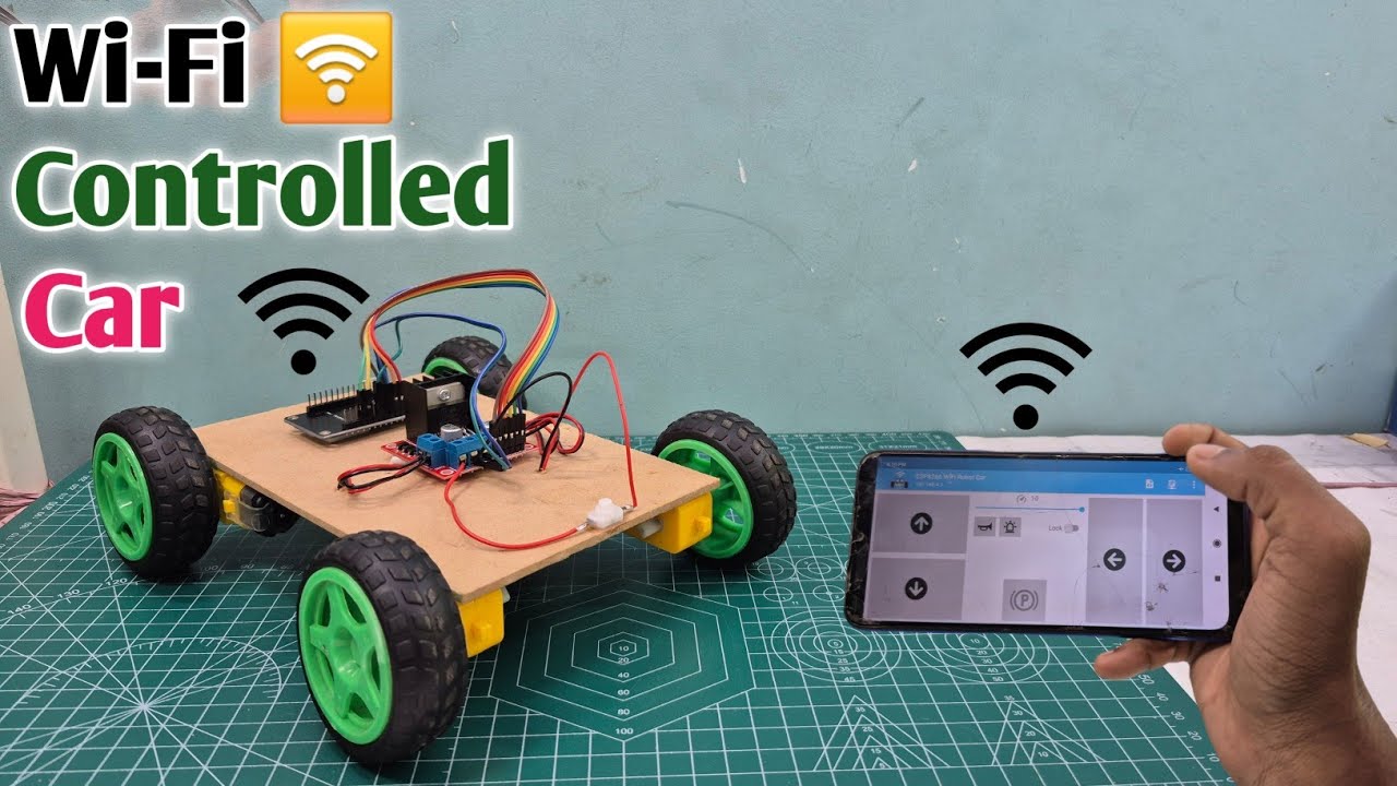 How to Make Wi-Fi Controlled Car Using ESP8266 | DIY Smart Robot Car at Home | Technical Yt