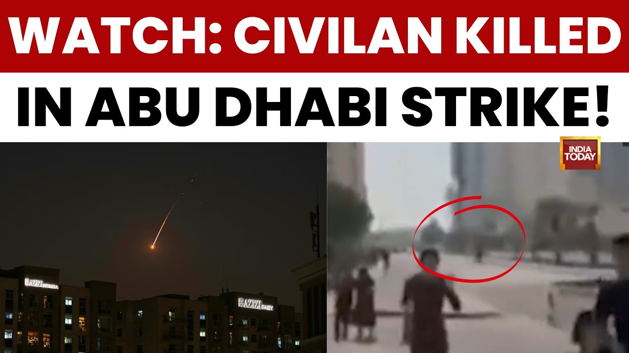 UAE Attack:Civilian Killed in Abu Dhabi, Missile Debris Hits Vehicle Amid Ongoing Drone Strikes