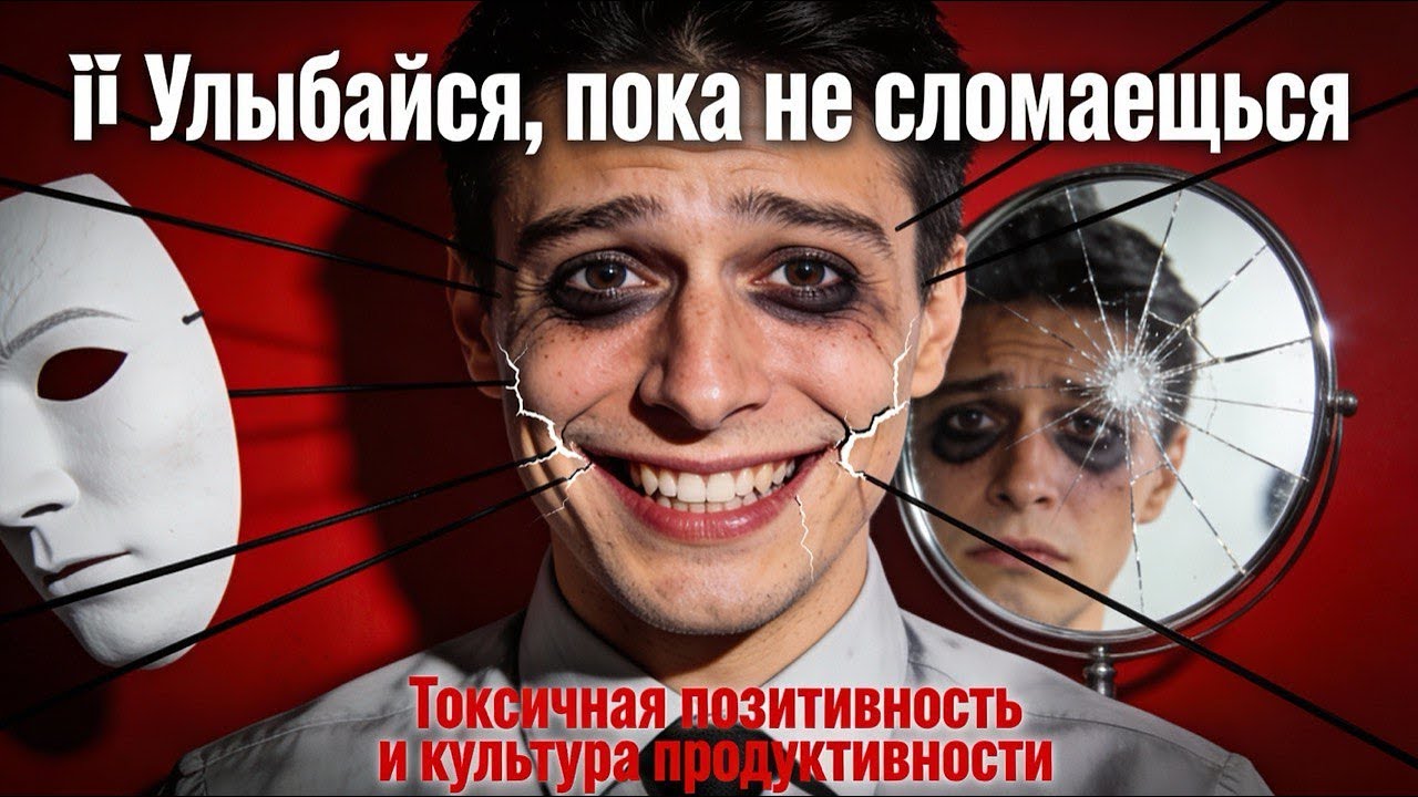 Культ продуктивности ломает тебя 😬 Вот почему «думай позитивно» не работает