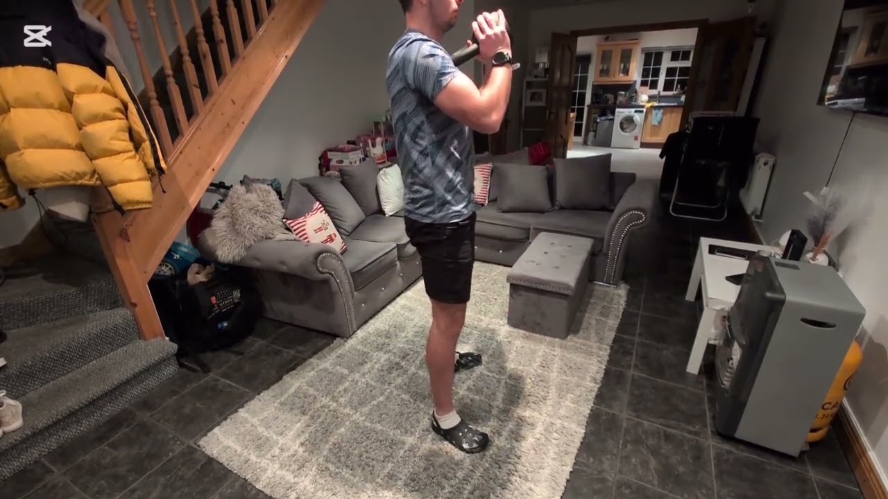 Kettlebell, Leg focused home workout 