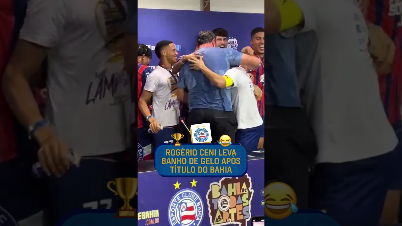 CENI LEVA BANHO DE GELO NO BAHIA! 🏆