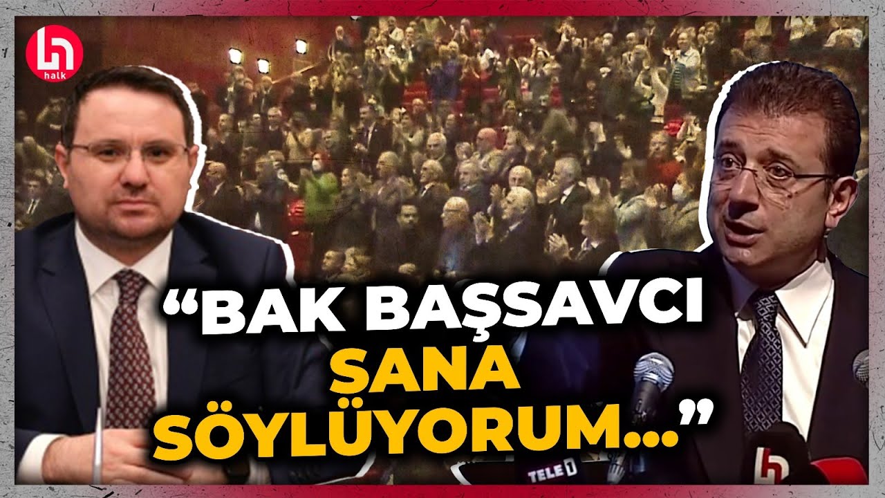 Ekrem İmamoğlu'ndan Akın Gürlek'e tarihi sözler! Salondakiler dakikalarca ayakta alkışladı!
